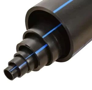 Black Color 315mm Flexible High Pressure HDPE Plastic Water Pipe