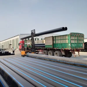 Black Corrosion Resistant Durable Custom Length Lifespan Farming Delivery HDPE PE Water Supply Pipe