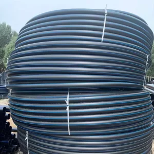 Black HDPE Electrical Conduit Pipe DN20-110mm SN8 for Power Cable Wiring Direct Burial