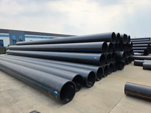 Black HDPE Hot Melt PE Water Supply Pipe Durable Polyethylene Plastic Tube for Municipal Pipeline Network Renovation
