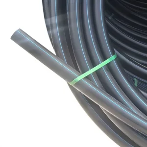 Black HDPE Potable Water Pipe Virgin Material Polyethylene Plastic Coiled Pipe PE Water Supply Pipe