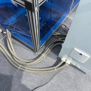 Black Plastic Cable Sheath Conduits Fittings Thickened PP Corrugated Tube Threading Hose Opened Wire Pipe Conducive Practical