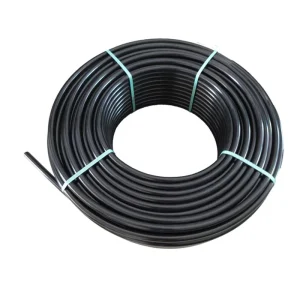 Black Plastic Durable Anti UV PE Water Hose Coil Flexible Eco Friendly Irrigation Hose