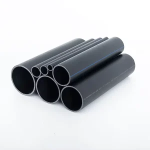 Black Polyethylene Plastic Pipe 2 Inch Water Supply PE Pipe 225mm Large Diameter Plastic Tubes