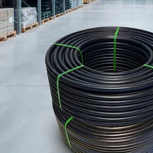 Black Round Plastic Water Pipe Acid Alkali Resistant Smooth Inner Wall for Industrial Water Supply DN20 DN630mm