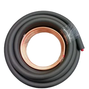 Black Rubber Insulated Copper Pipe Air Conditioner Parts for Efficient Cooling System