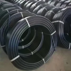 Black Thickened HDPE Pipes Custom 20 63 High Pressure Corrosion Resistant Smooth Inner Wall Flexible Buried Water