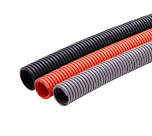 Black Yellow Plastic PE PVC HDPE Corrugated Pipe