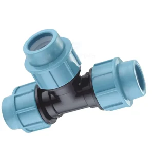 Blue PP Plastic Pipe Fitting High Strength Chemical Resistant for Factory Waste Water and Acid Alkali System
