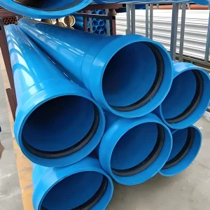 Blue UPVC Water Supply Pipe the Sprinkler and Drip Irrigation System Has a Remarkable Water saving Effect