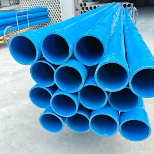Blue or White Color High Pressure UV Resistant PVC Irrigation Plastic Tube Pipe Class 4 for Agricultural Drip Sprinkler Systems
