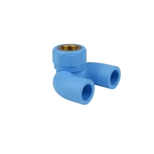 Brass Plastic PPR Tee Fittings for Water Supplies Casting Technics Durable Pex Pipe Fittings