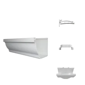 Building Material Pipe Fitting Plastic Pipe PVC Rainwater Gutter From China Supplier