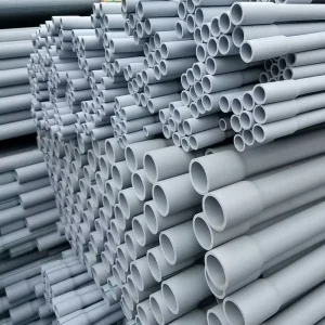 Building Materials Fire Proof 16 Mm Plastic Gray Tube for Electricity PVC Conduit for Electrical