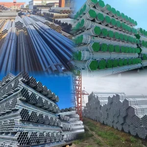 CJ T 136 Steel Plastic Composite Pipe PE Lined Galvanized Round Tube with Flange Connection for Hot Cold Water Supply