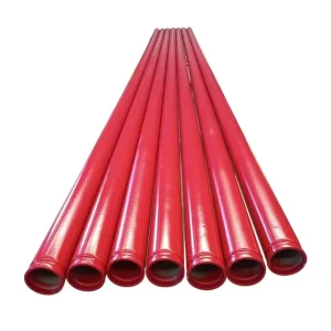 CPVC Fire Sprinkler Pipe Fire Protection System Uses Red ERW Welding Steel Pipes Galvanized Fire Pipes