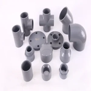CPVC Grey 45 Degree Tube Connector Elbow Cross Tee Fittings 1/2″-8″ for Plumbing Water Supply Eco friendly Chemical Resistant