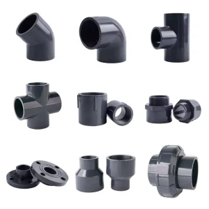 CPVC PVC UPVC Pipe Fittings 3 Way Tee Union Connector For Water Supply Drainage Industrial Plumbing
