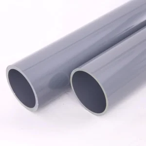 CPVC Pipe DIN CPVC Plastic Pressure Pipe Industrial Hot Cold Water Plumbing DN15-DN400 Smooth Surface PN10 PN16 Grey Moulded