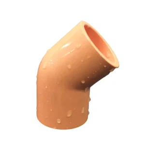 CPVC Plastic Pipe Fitting ASTM SCH80 F439 CPVC 45 Degree Elbow for Fire Sprinkler System