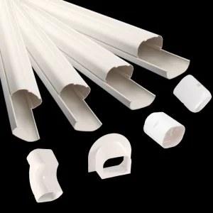Cable Trunking PVC Wire Duct Air Conditioner Parts Canaleta Para Ar Condicionado HVAC Mini Split Base Piso Lineset AC Pipe Cover