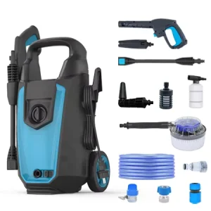 Car Jet Power Washer Heavy Duty Electric 1200W 2 HP High Pressure Foam Cannon Car Wash Machine for Car Wash Shop Automatic