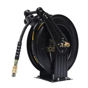 Car Washer High Pressure Hose Reel Stainless Steel Dual Arm Auto-Retractable Warranty