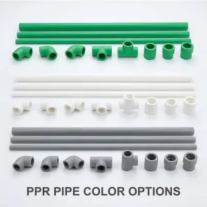 China Factory 20mm 25mm 32mm Tuberia 20 160mm PPR Tube Plumbing Green Plastic PPR Pipe for Hot and Cold Water