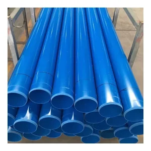China Factory 75Mm 110Mm 800Mm Diameter 8 9 Inch Schedule 40 Blue Color Colored Air Cpvc Upvc Water Drain Pvc Pipe