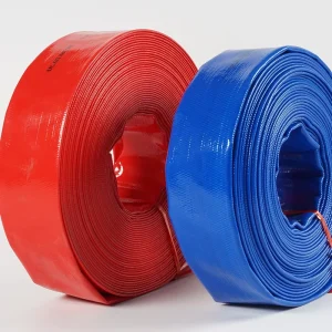 China Factory High Pressure Resistant 1 8 Inch Custom Sizes Colors PVC Flexible Lay Flat Hose For Agriculture Drainage Water