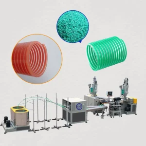China Factory High Quality Automatic Plastic PVC Spiral Corrugated Pipe Extruder Making Machine Energy Saving Competitive Price