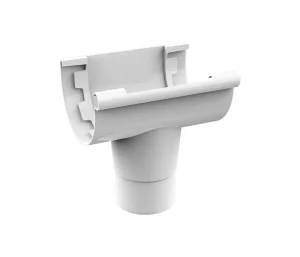 China Factory Rainwater Treatment PVC Plastic PVC Pipe Fittings Plastic Gutter Tee