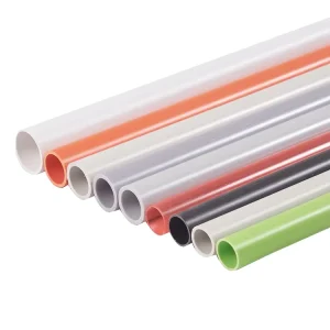 China Galvanized Steel UPVC Conduit Pipe PVC-Coated Electric Cable Protection CE Certified PVC Rigid Conduit for Electrical
