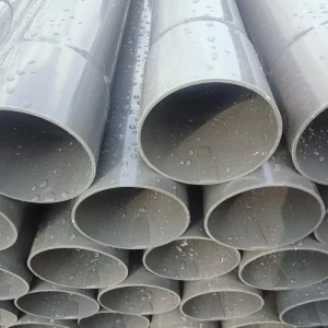 China High Pressure Durable PVC U Pipes 4 12 Inch with Glue Connection for Water Supply Drainage Irrigation 100% Virgin UPVC