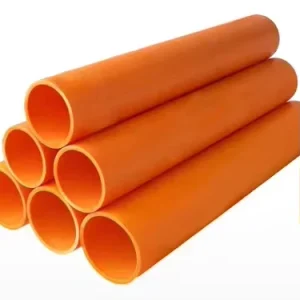China Plastic 3 Inch 6 Inch 100mm 150mm CPVC Electrical PVC Conduit Pipe Plumbing Materials MPP Pipe Electric Pipe