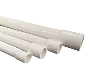 China SCH40 UPVC Water Supply All Size Available High Quality Plastic Pipe with Bell End