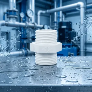 Chinese CPVC Pipe Water Supply Double Ended External Thread ISO Hygienic Environmentally Lightweight High Flow