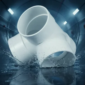 Chinese Durable PVC Pipe Drainage Custom made Four way Drainage with 6mm Smooth Surface ISO Standard High Flow Rate