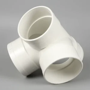 Chinese Durable PVC Water Pipe Drainage Custom-made Right-angle Four-way 6mm Smooth Surface ISO Standard High Flow