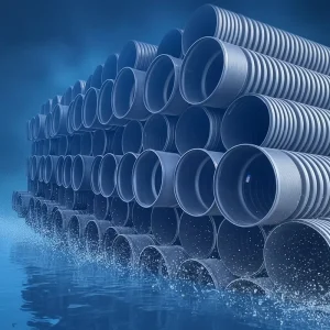 Chinese HDPE Inner-ribbed Spiral Wound Pipes for Underground Sewage Drainage in Buildings Customized by Manufacturers