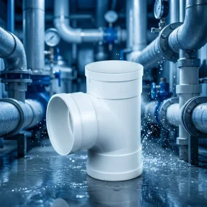 Chinese PVC Lightweight Soft Hose 90 degree Flush Three way Drainage Pipe High Flow Rate Hygienic