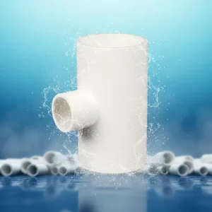 Chinese PVC Pipe Water Supply 90 Three Way Reducer Tees High Flow Rate ISO SHEN SU Customized High Pressure ASTM