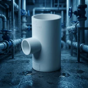 Chinese PVC Water Supply Irrigation 90 Three Way Reducer Tee High Flow Rate High Pressure Drainage Hygienic