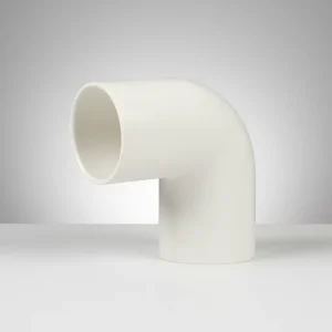 Chinese PVC Wire Pipe Fittings, 90° Elbows, Custom-made by Manufacturers for Pre-buried Wires in Buildings