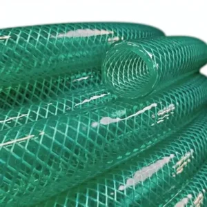 Clear Braided Durable PVC Fiber Reinforced Hose for Irrigation High Pressure Anti UV Plastic Tubes