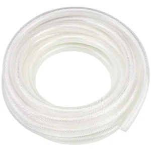 Clear Plastic Vinyl Tubing Fiber Braided Reinforced PVC Tube Pipe Hose for Water Delivery