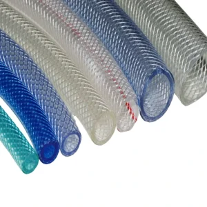 Clear Plastic Vinyl Tubing Fiber Braided Reinforced PVC Tube Pipe Hose for Water Transfer Garden Hose Rubber Garden Hose Reel