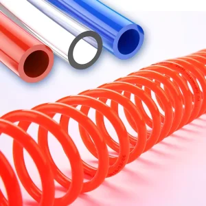 Coil Stretch Pneumatic Colorful PU Flexible Spring Hose Spring Tube Pneumatic Hose High Pressure Pipe Manufacturer
