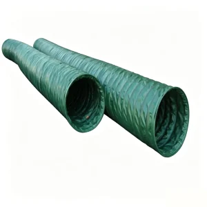 Collapsible Negative Pressure Air Duct for Underground Mine Ventilation