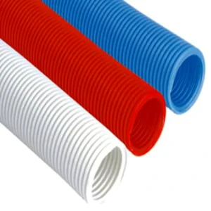 Colored Plastic Corrugated Pipe Convoluted Tubing
